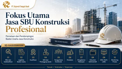 Fokus Utama Jasa SBU Konstruksi Profesional