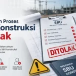 Kesalahan Proses SBU Konstruksi Ditolak