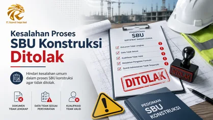 Kesalahan Proses SBU Konstruksi Ditolak